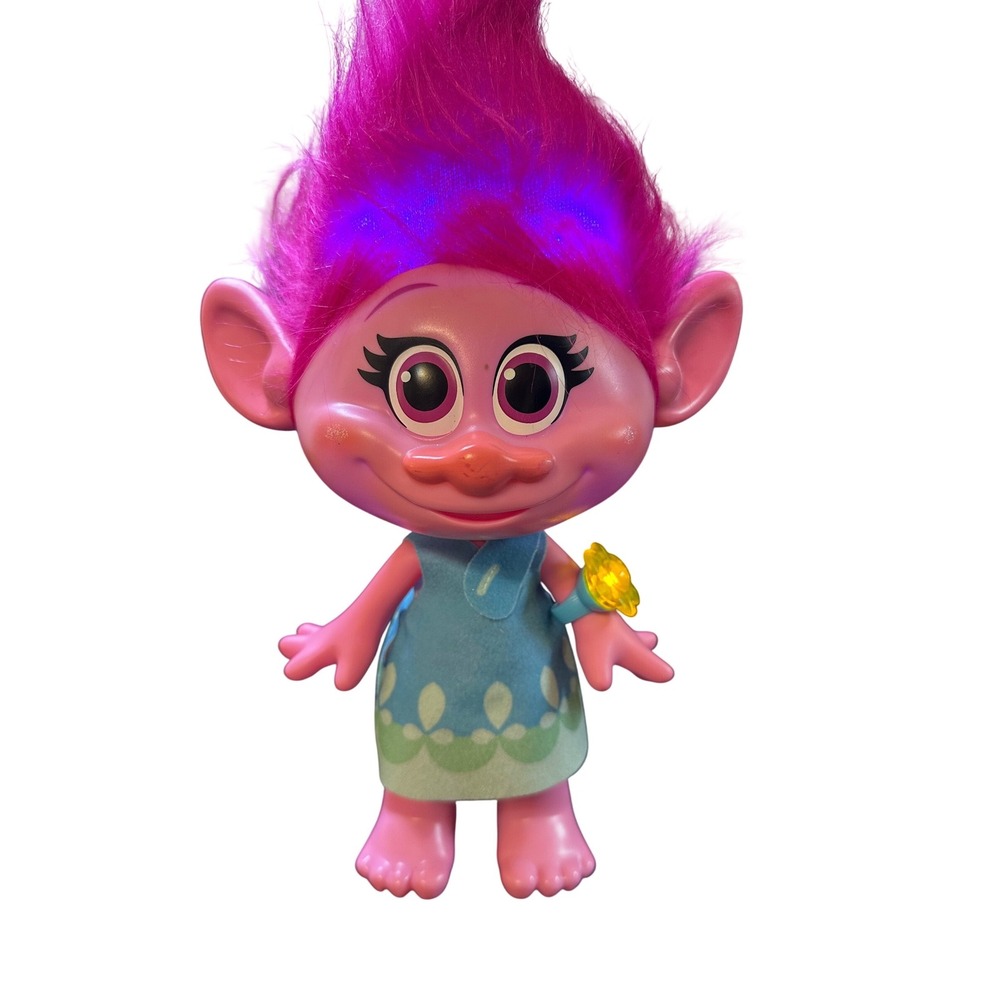 DreamWorks Trolls Poppy Singing Talking LightUp Doll Figure w/ Accessories Works - Picture 10 of 11